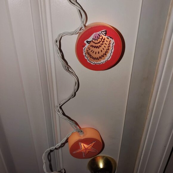 10 Beach-Themed String Lights With Shell & Starfish Designs Coral & White LED - Picture 5 of 5